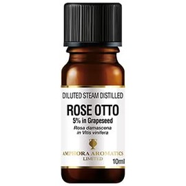 Amphora Aromatics Rose OttoSteam Distilled Diluted 5% in Grapeseed 10ml