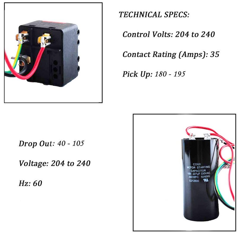 CSR-U2 Hard Start kit for 3.5 to 5 Ton Units,