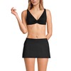 Lands' End Women's DD-Cup Twist Front Underwire Bikini Swimsuit Top 14 Black