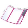 LED Trifold Makeup Mirror 360 Degree Tri Fold Led Illuminated