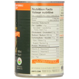 Amy'S Kitchen Organic Light In Sodium Minestrone Soup, 398 ml