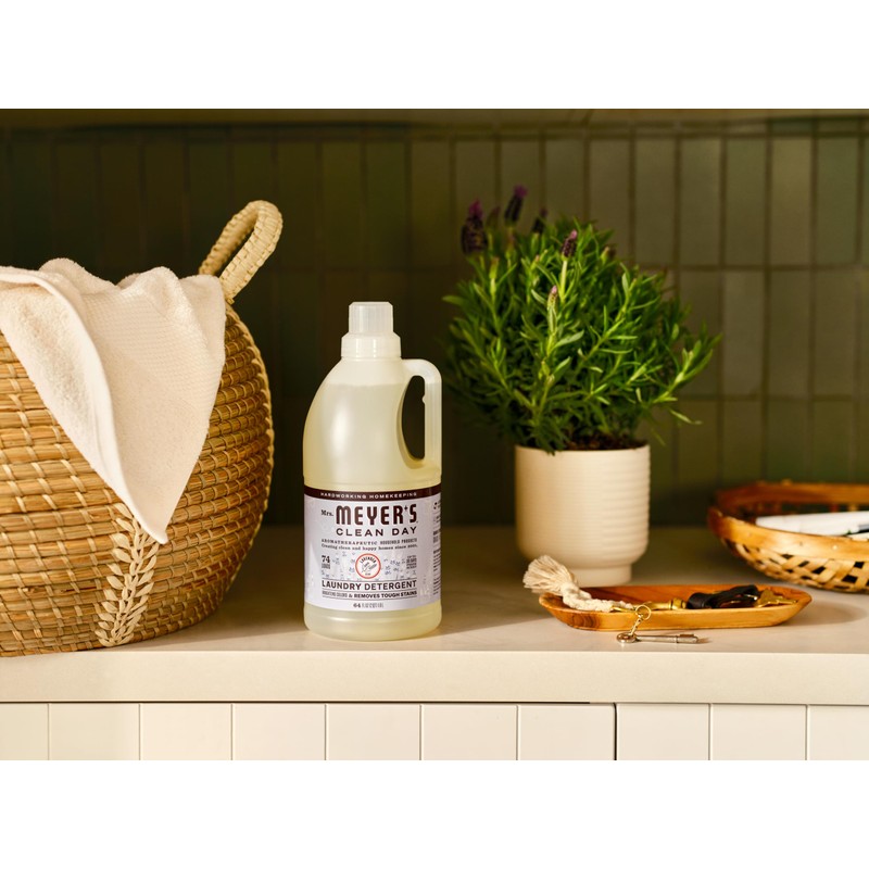 MRS. MEYER'S CLEAN DAY Liquid Laundry Detergent, Cruelty Free, Lavender