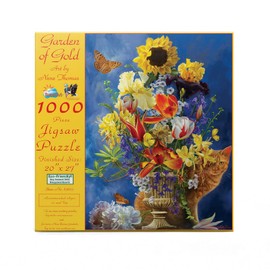 SUNSOUT INC - Garden of Gold - 1000 pc Jigsaw Puzzle by Artist: Nene Thomas - Finished Size 20" x 27" - MPN# 67625