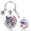 Patriots Gifts American Flag Keychain - America Statue Of Liberty