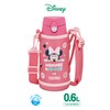 Thermos FJO-601WFDS CP Vacuum Insulated 2-Way Bottle, Minnie, Coral Pink,