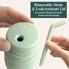 Simka Rose Silicone Sippy Cup with Straw - Spill Proof