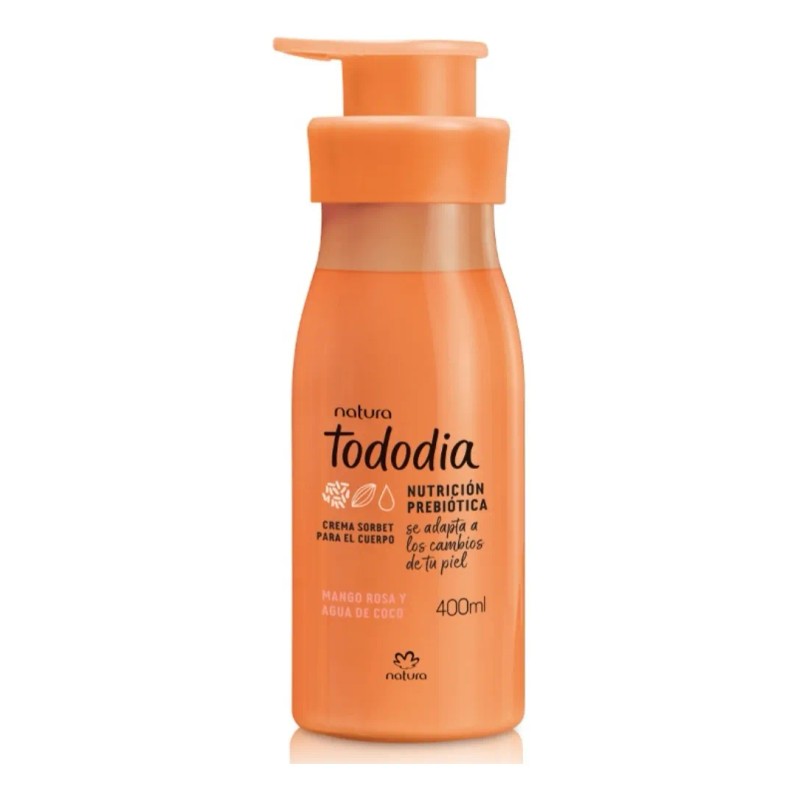 Crema Cuerpo Mango Rosa Agua Coco Tododía 400ml Natura