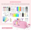 YOOLIFE Pencil Case for Girls, Cute Pencil Pouch Box, Unicorn