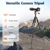Camera Tripod, 81" Heavy Duty Aluminum Tripod for DSLR/Camera/Smartphone -