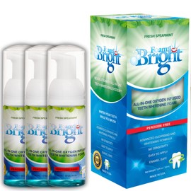 Retainer Foam Cleaner & Teeth Whitening Formula. The Ultimate Cleaning Toothpaste for Aligner Retainers. Great for All Kinds of Clear Retainers, Braces & Aligners. Safe for Dentures. (3 Pack)