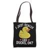 I Just Really Like Ducks, Ok? Ducks gift Rubber Duck