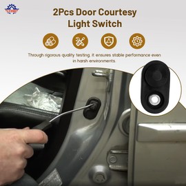 Door Courtesy Light Lamp Switch fit for Toyota 4Runner | Camry | Corolla | Yaris | Scion | RAV4 | FJ | Cruiser Highlander for Lexus ES&RX OE#84231-60070 84231-46020