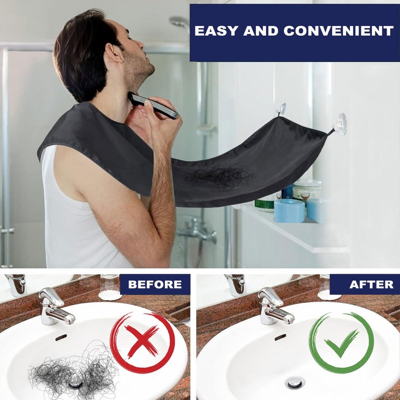 MODY RODY Beard Apron with Suction Cups & Beard Brush