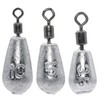 Fabulous Hall Sinker Teardrop Eggplant with Swivel, 3.5, 5, 0.4