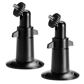 vantanic 2Pack Security Camera Universal Mounting Bracket,Adjustable Indoor/Outdoor Security Wall Metal Bracket, Compatible with All Arlo Camera, eufyCam E/2C, Ultra/Ultra 2 with 1/4 Screw Head
