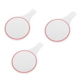 Gadpiparty 3pcs Erasable Scoreboard for Judges DIY Blank Writing Voting Board Single Side and Practical Scoring for Various Scenarios