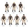 78-in-1 Army Men Sets Toys with Realistic Military Truck/Helicopter/Kayak Boat/Motorcycle/Army