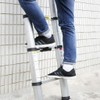 10.5 Feet Aluminum Telescoping Telescopic Extension Ladder 330 Pound Capacity,