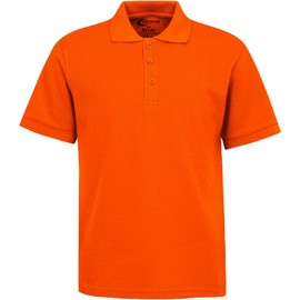 Premium Wear Boys Uniform Polo Shirt |Orange M
