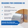 MIAO STEWARD Automatic Door Sweeping Aluminum Alloy 36-inch Surface-Mounted Type,