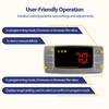 Digital Temperature Controller XR03CX-4N0F1 for Commercial Refrigeration, 120V 50-60Hz, Compatible