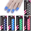 WEILUSI 50pcs Nail Polish Protector for Fingers U-Shape Tape Polish