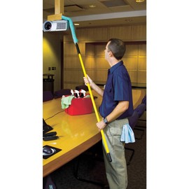 Rubbermaid Commercial Products Flexible Microfiber Dusting Wand, Flexible Dusting for Office/School/Stadium/Lobby/Restaurant