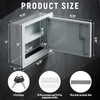 Zonon In-Wall Safe with Key Lock, Small In-Wall Hidden Safe