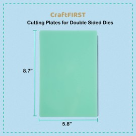 CraftFIRST Cutting Plates for Double Sided Dies Die Cutting Machine Accessary 5.8" x 8.7"