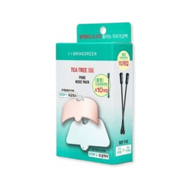 Bring Green Nose Pack Tea Tree Cica Pore Dissolving Nose Pack 5 sheets 1 pack / 브링그린 코팩 티트리 시카 포어 녹이는 코팩 5매입 1개