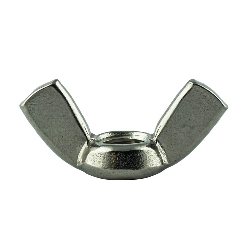 AGBERG M12 (5 pieces) wing nuts, American shape, angular, stainless