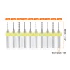 sourcing map 10pcs PCB Drill Bit Set 1/8" Shank 1.2mm