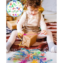 Genérico 60 Piezas Juguetes para PiñAtas Infantiles, Juguetes para PiñAta, Manitas Pegajosas para NiñOs, Premios para Fiestas Infantiles, Alivian El EstréS Y La Ansiedad, En MúLtiples Colores