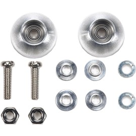 Tamiya 95709 Mini 4WD Special Design HG 0.4 inch (11 mm) Aluminum Bearing Roller Bowl Type