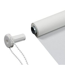 EFIXS Chain Gear with Continuous Chain for Mini Roller Blind, Easy Roller Blind, Clamping Roller Blind or Klemmfix Roller Blind, Operating Length 150 cm, Colour: White, Roller Shell: Inner Diameter 16