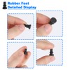 12-Pack Black Rubber Feet for Slow Cookers – Replacement Legs