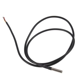 DiyStudio 3pcs DS18B20 Temperature Sensor Temperature Probe Waterproof Digital Thermal Probe or Sensor Lab High Sensitivity Temperature Measurement Material for DS18B20 -55°C to +125°C (3pcs 1M)