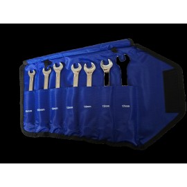 WORKPRO 7-Piece 3-in-1 Reversible Ratchet Wrench Set Metric W/Rolling Pouch