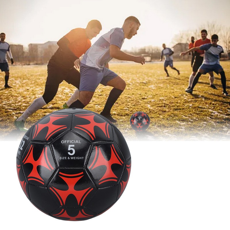 Kids Soccer Size 5 Training Football Game Ball Inflatable Ball
