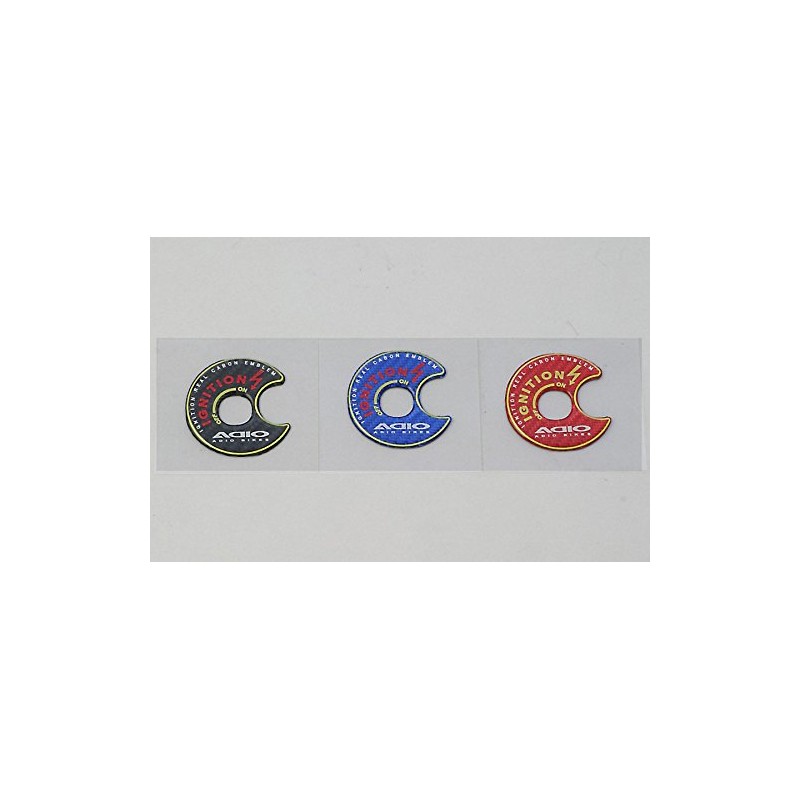 ADIO BK48217 Key Cylinder Emblem Black Cygnus X (2/3/4 Type)