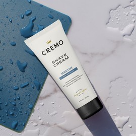 Cremo Cremo Sensitive Shave Cream, Astonishingly Superior Ultra-Slick Shaving Cream for Men, Fights Nicks, Cuts and Razor Burn, 6 Fl Oz