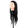 New Hairdressing Practice Training Mannequin Head With Clamp Black