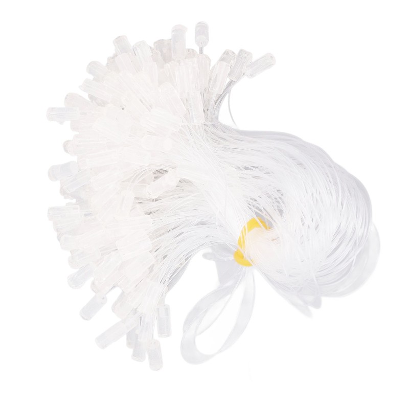 200pcs Invisible Fishing Line Elastic Wire for Hair Extensions Transparent