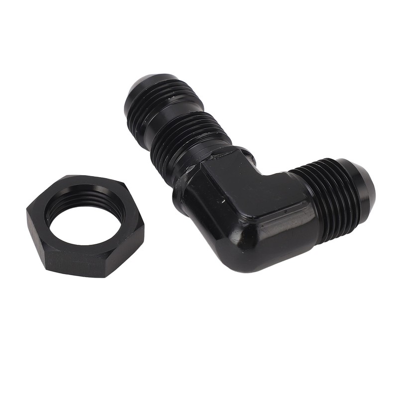 90 Degree 8 AN Flare Bulkhead Adapter Reusable Flare Hose