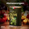 Foodico Olivenöl mit Basilikum – Extra Natives Olivenöl kaltgepresst, aromatisiert