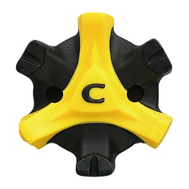 CHAMP Stinger 3 (Q-LOK) Golf Shoe Tacks, 16 Pieces, S-88, Black/Yellow