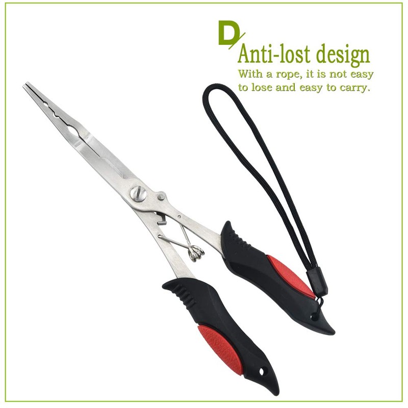 MILLION SOURCE Stainless Steel Fishing Pliers Tool 8 Inch Fishing