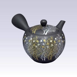 Tokyo Matcha Selection - Tokoname Kyusu teapot - SHOHO - Tree - 320cc/ml - ceramic mesh [Standard ship by Int'l e-packet: with Tracking number & Insurance]