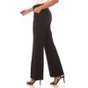 Rekucci Women's Secret Figure Pull-On Stretchy Wide Leg Dress Pant