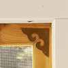 dophee 4Pcs 1.77" Brass Flat Corners Bracket, Retro Table Corner
